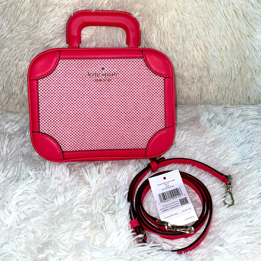 NWT Kate Spade Traveler Trunk Crossbody